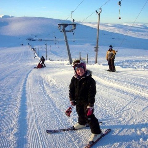 Vonandi fær skíðafólk snjóinn sinn í fjallið á réttum tíma en þessi mynd er frá góðum vetri í Stólnum.