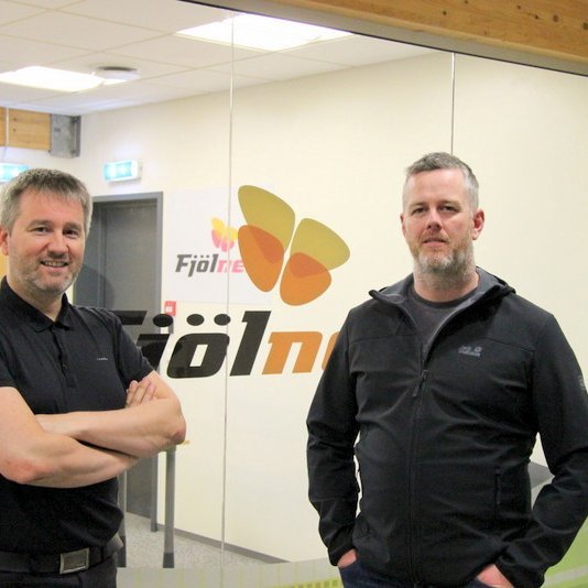 Pétur Ingi Björnsson og Sigurður Pálsson, eigendur Fjölnets.