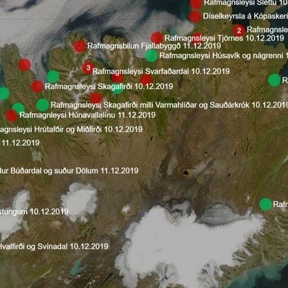 Enn rafmagnstruflanir á Norðurlandi vestra