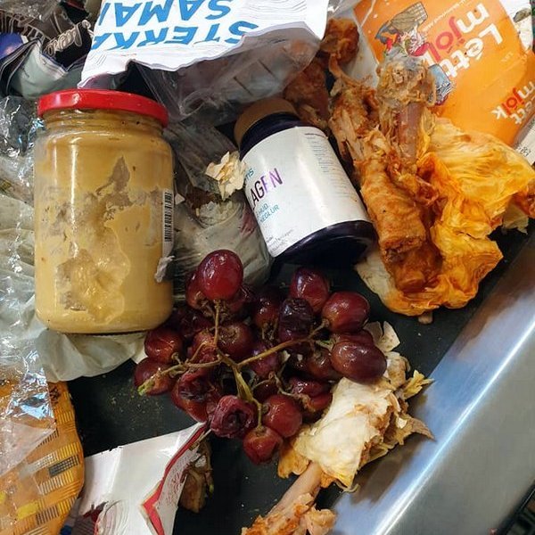 Ýmislegt góðgæti sem ekki á heima í flokkaða ruslinu. Mynd: Flokka.