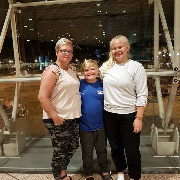 Matgæðingurinn Þorgerður Eva með börnum sínum, Sindra Snæ og Sigrúnu Þóru.