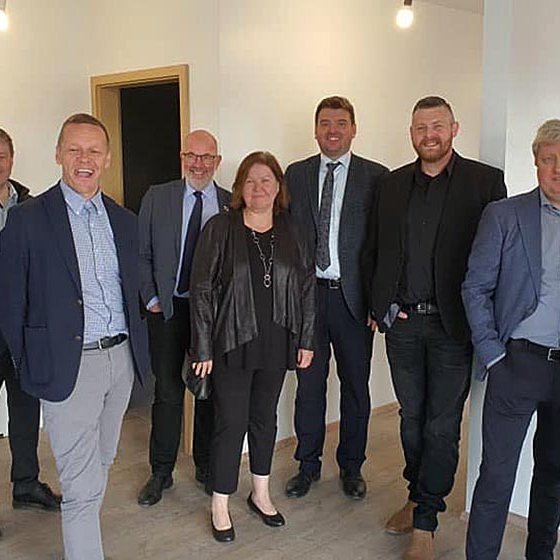 Frá heimsókn ráðherra í Laugatúnið á Sauðárkróki. MYND AF FB-SÍÐU ÁED