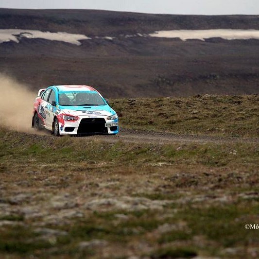 Gunnar Karl Jóhannesson  og Ísak Guðjónsson á fullri ferð á sérleið. Myndir:Mótorsport myndir/Sveinn Haraldsson