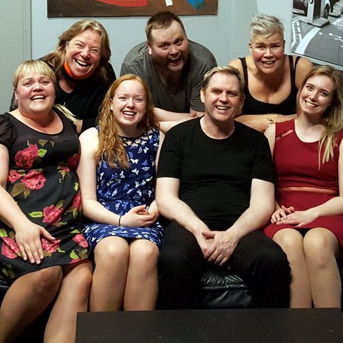 Einn koss enn og ég segi ekki orð við Jónatan. Frá uppsetningu LS 2018.