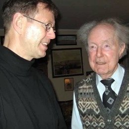 Steinn Kárason og Sigurbjörn Einarsson fv. biskup Íslands. Mynd af netinu.