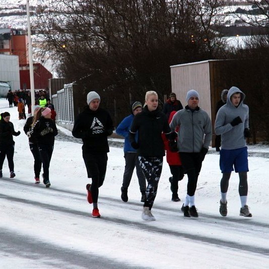 Frá hlaupinu 2017. Mynd:PF