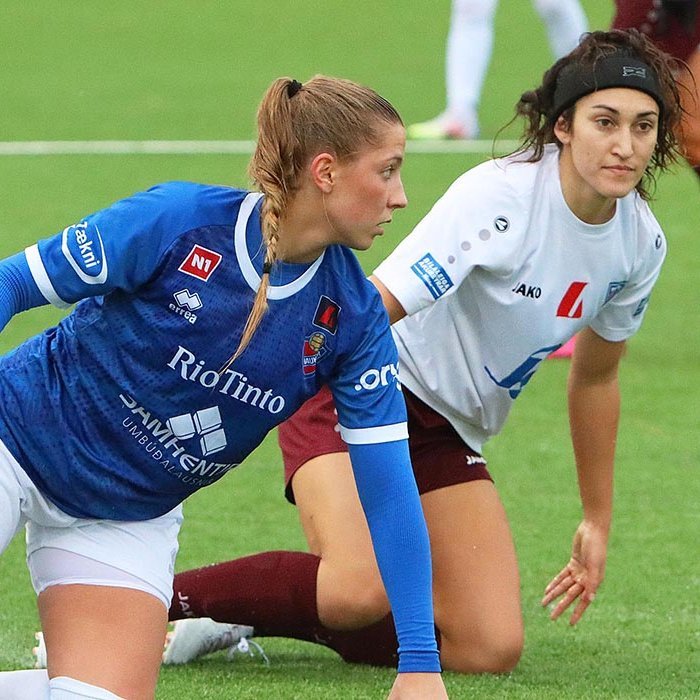 Jackie gerði mark Tindastóls í leiknum í gær. Hér er hún í leik síðasta sumar. MYND: ÓAB