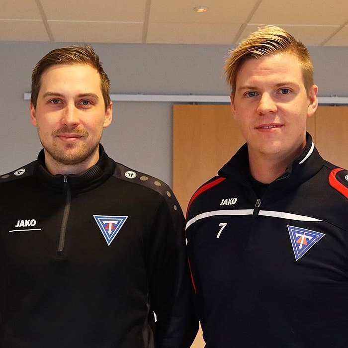 Þjálfarar Stólastúlkna, Guðni Þór og Óskar Smári. MYND: ÓAB