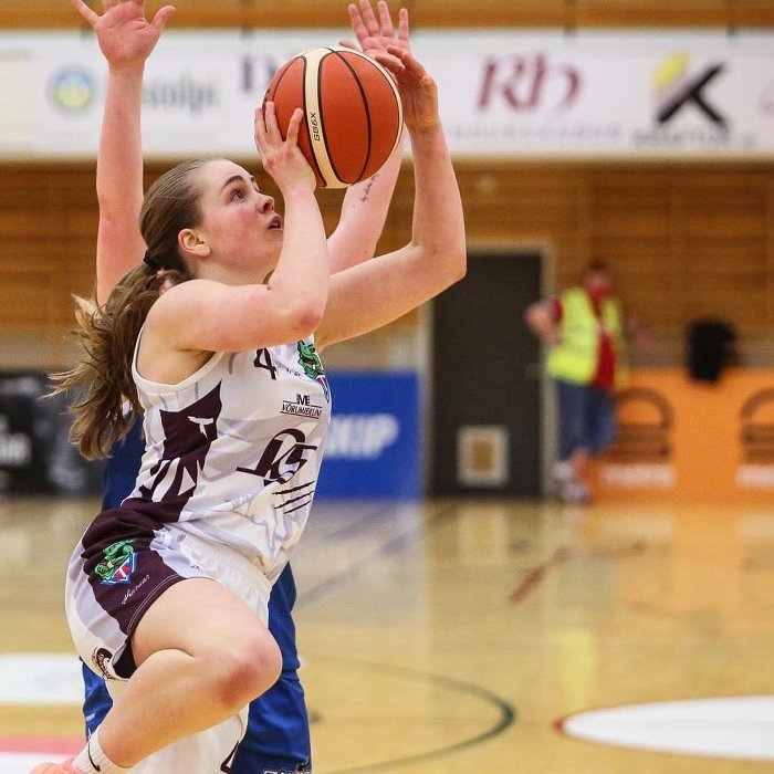 Eva Wium á fullri ferð. MYND: HJALTI ÁRNA