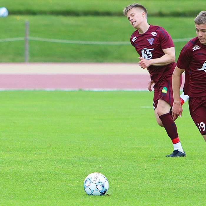 Bræðurnir Hólmar og Bragi á fullri ferð í dag. MYND: ÓAB