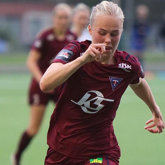 Aldís María gerði tvö mörk gegn liði Selfoss í dag og tryggði Tindastóli fjórða sigur sumarsins. MYND: ÓAB