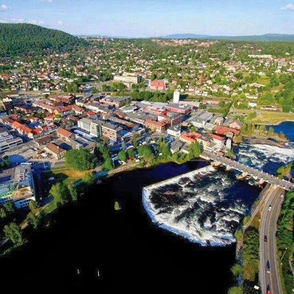 Frá Kongsberg í Noregi. MYND AF NETINU