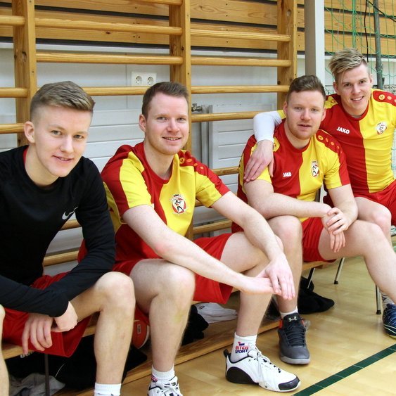 Glaðbeittir körfuboltasnillingar á Jólamóti 2018. Mynd: PF