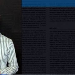 Skjáskot af Ingva Hrannari flytja erindi sitt á Skólaþingi sveitarfélaga sem fram fór í gær.