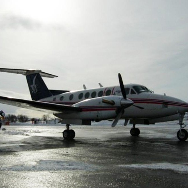 Ekki er lengur áætlunarflug á Sauðárkrók. Er möguleiki að það breytist mep tilkomu LOFTBRÚAR?  MYND: MÝFLUG