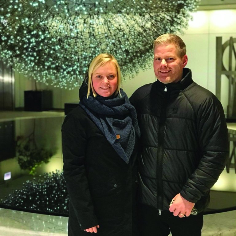 Guðrún og Arnar matgæðingar í tbl 24, 2021. AÐSEND MYND.