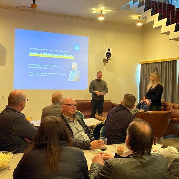 Opnun kosningaskrifstofu Sjálfstæðismanna og óháðra