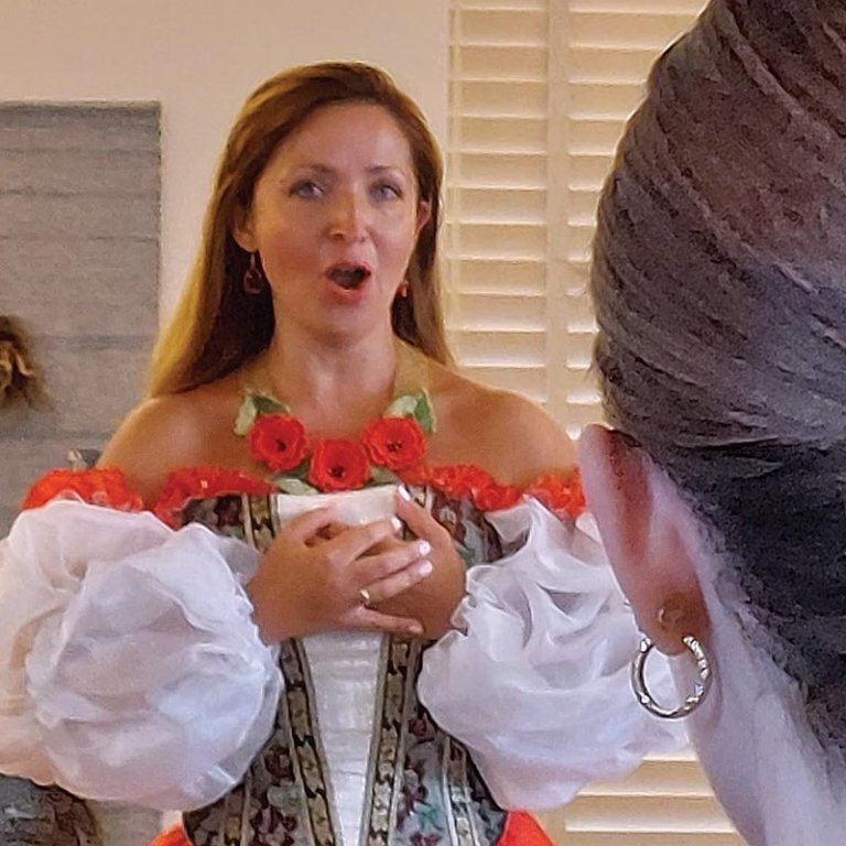 Alexandra Chernyshova söng sig inn í hjörtu gesta. MYND AÐSEND