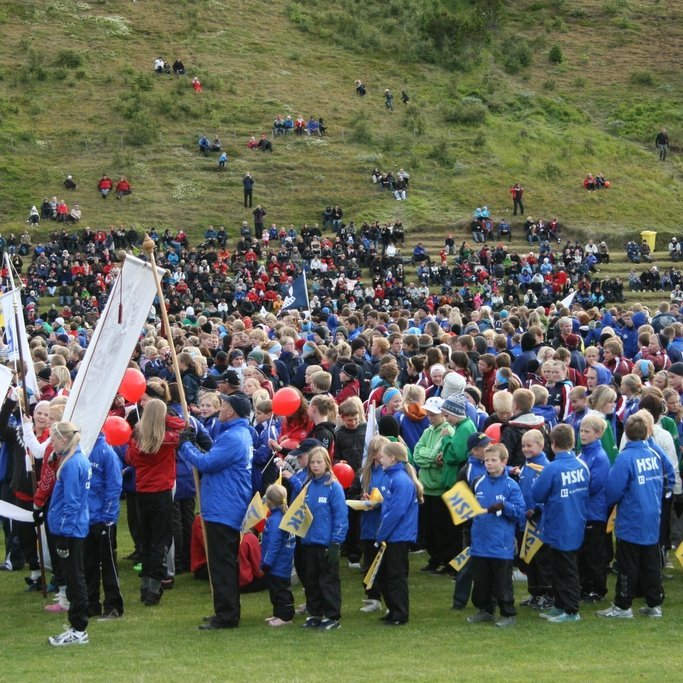 Frá Unglingalandsmóti á Sauðárkróki. Mynd: Feykir