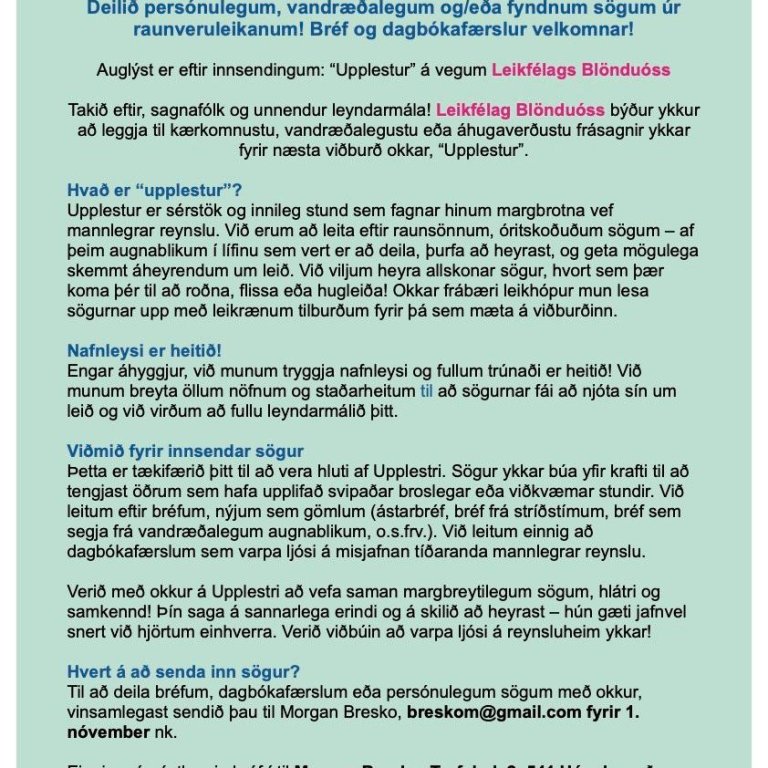 Auglýsingin.MYND AÐSEND