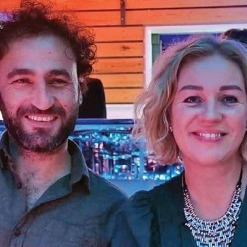 Shaher og Sigrún Elva. Mynd aðsend.