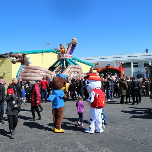 Mynd frá hátíðarhöldunum. Mynd:EÍG