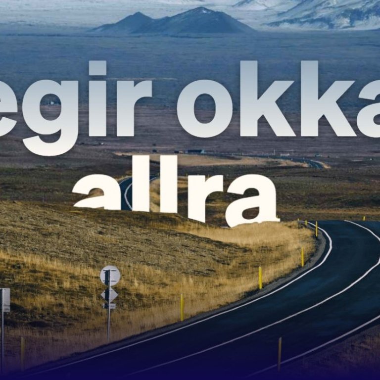 Forsíða heimasíðunnar. Snippuð mynd.