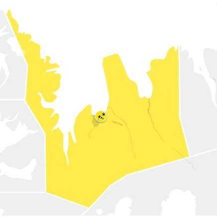 Snippuð mynd af vedur.is