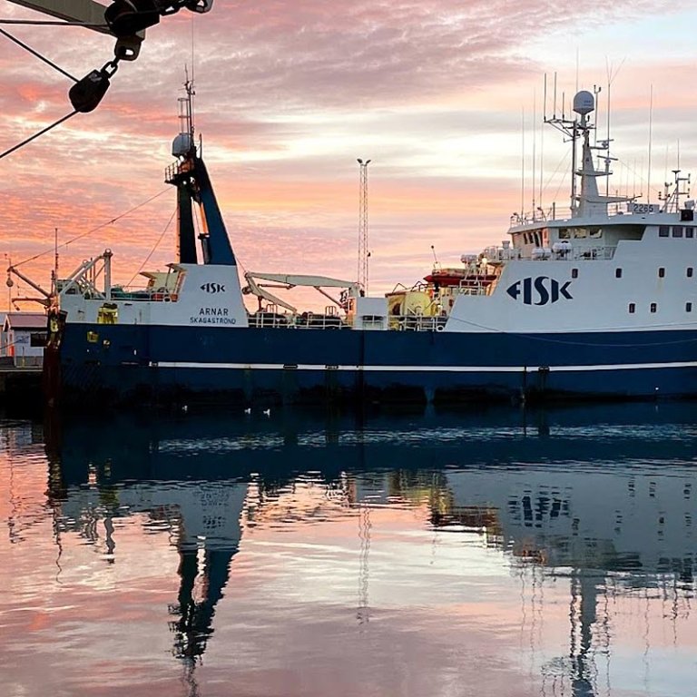 Arnar HU við bryggju á Sauðárkróki. MYND: FISK SEAFOOD