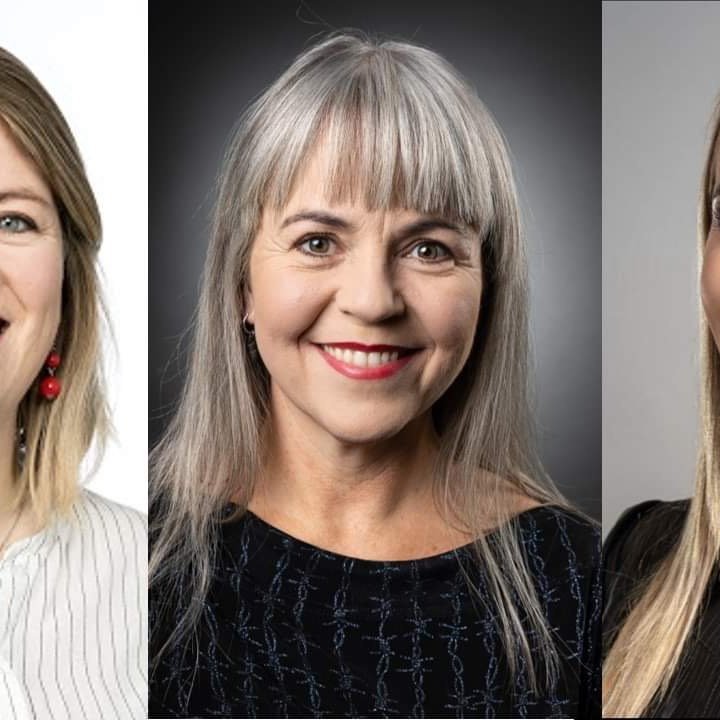 Sigríður Gísladóttir, Hólmfríður Jenný Árnadóttir og Álfhildur Leifsdóttir. MYND AÐSEND