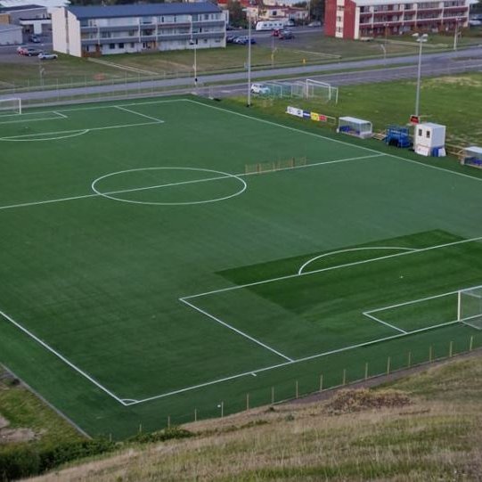 Gervigrasvöllurinn á Króknum. Mynd: Dammi