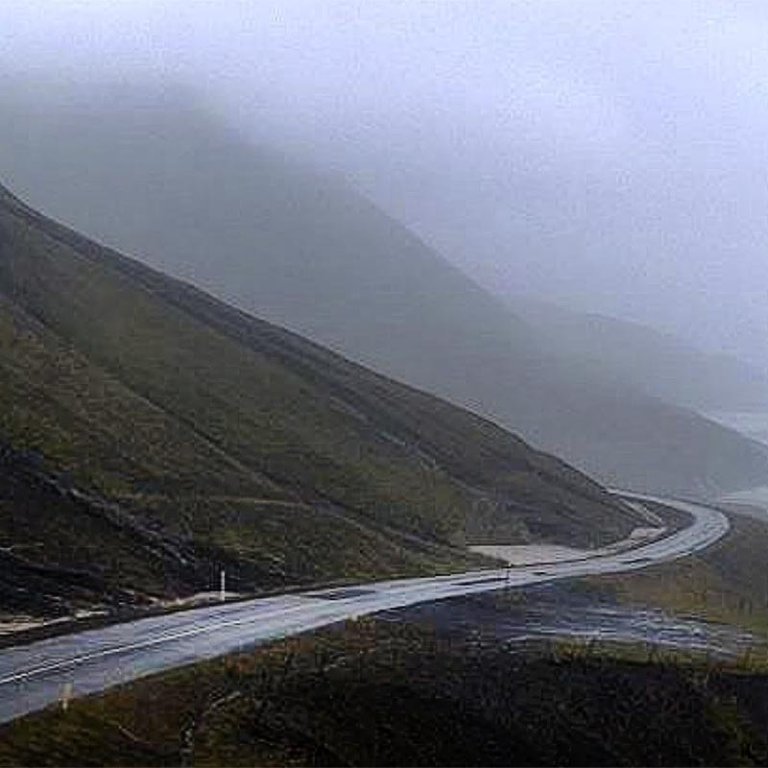 Skjáskot af Siglufjarðarvegi á vef Vegagerðarinnar. Myndin er frá því kl. 18:40.