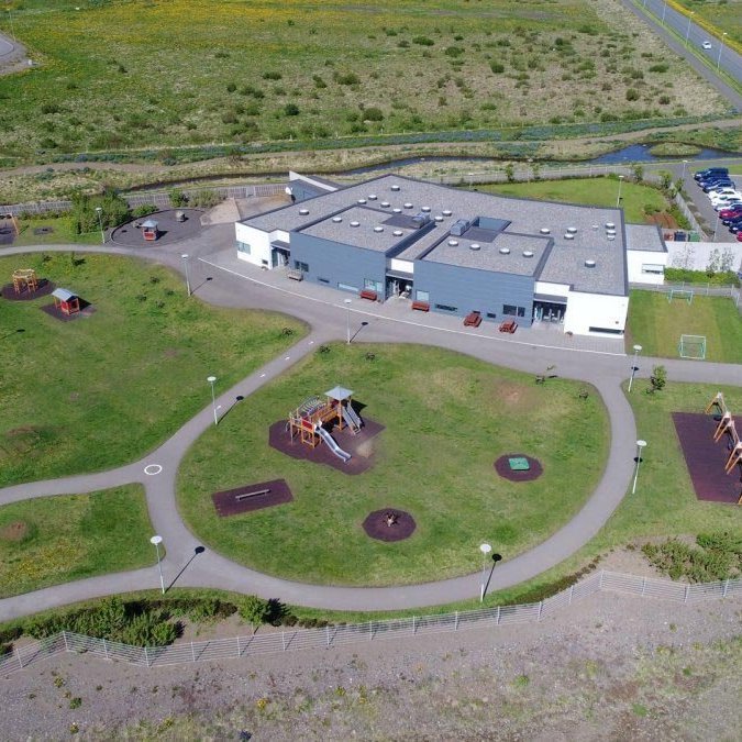 Séð yfir leikskólann Ársali á Sauðárkróki. MYND: SKAGAFJÖRÐUR.IS
