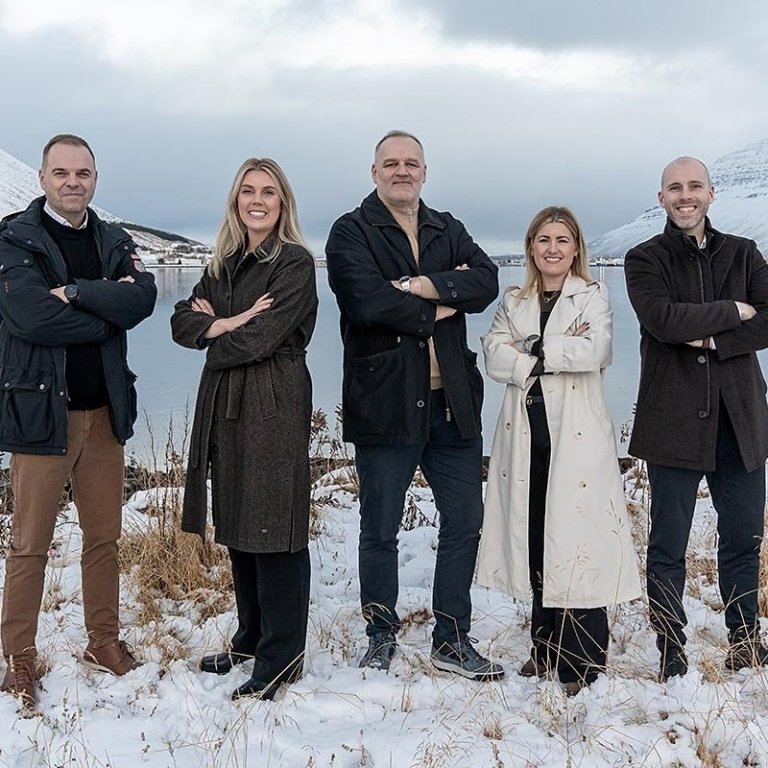 Bjarki Þorsteinsson, Auður Kjartansdóttir, Ólafur Adolfsson, Dagný Finnbjörnsdóttir og Kristófer Már Maronsson.MYND AÐSEND