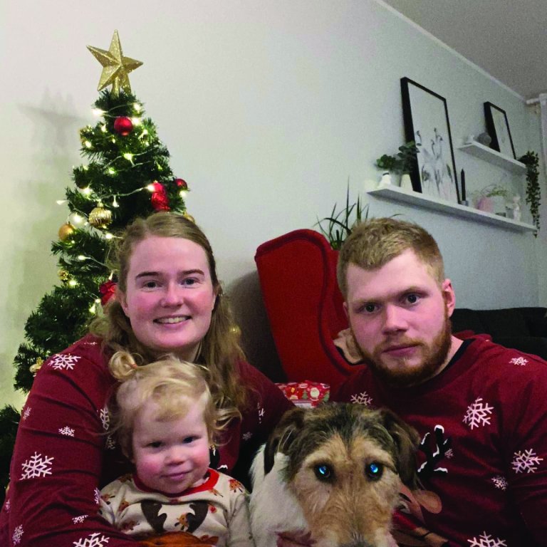 Jóna Katrín, Valdís Björg, Fannar Kári og Mjölnir. AÐSEND MYND.