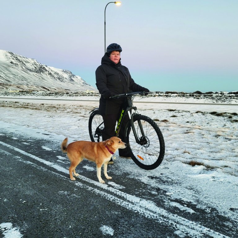 Sigríður Elfa og Loppadís. MYND: PF