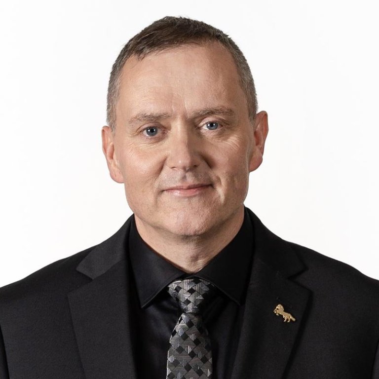 Högni Elfar Gylfason oddvita Miðflokksins í Skagafirði.