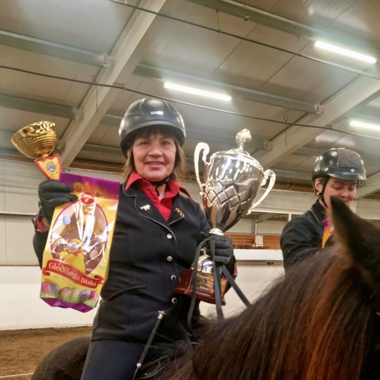 Herdís Einarsdóttir var sigursæl á mótinu. Mynd: HMJ