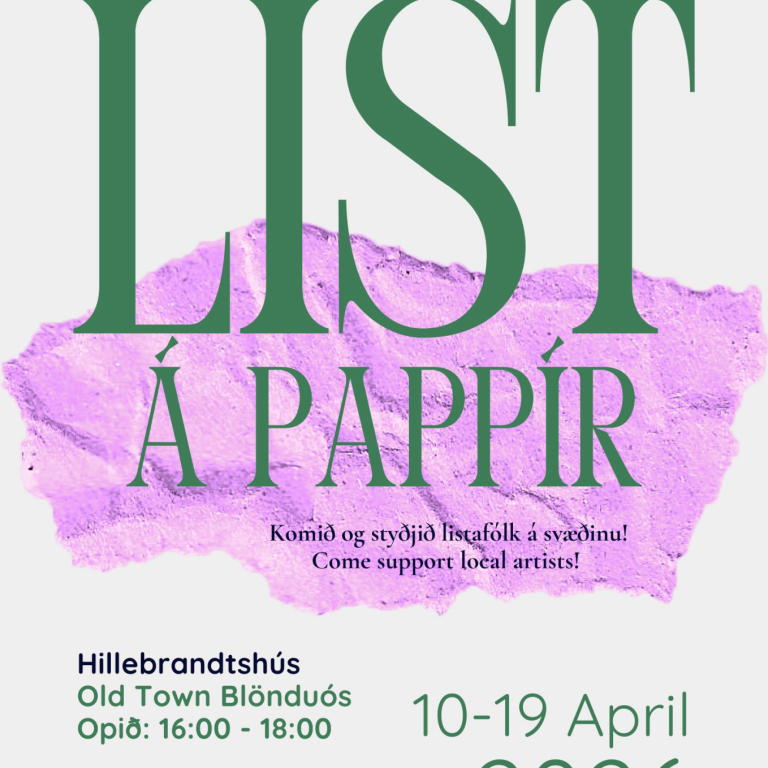 Áhugaverð sýning á Blönduósi. Mynd: Aðsend.