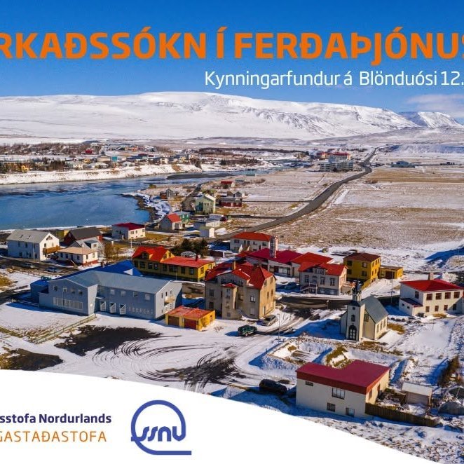 Séð yfir Blönduós. Mynd: Aðsend.