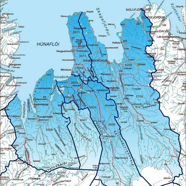 Norðurland vestra. Mynd: Af netinu.