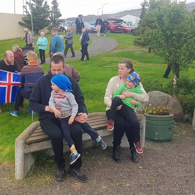 Frá þjóðhátíðardeginum á Hvammstanga. MYNDIR: GUÐMUNDUR HAUKUR SIGIRÐSSON