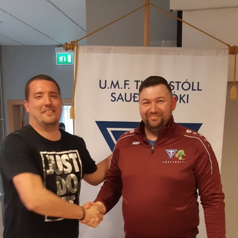 Jan og Sævar. Mynd: Unglingaráð körfuknattleiksdeildar Tindastóls.