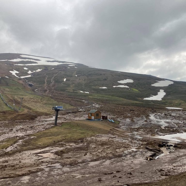 Skíðasvæðið í dag. Mynd: SMH