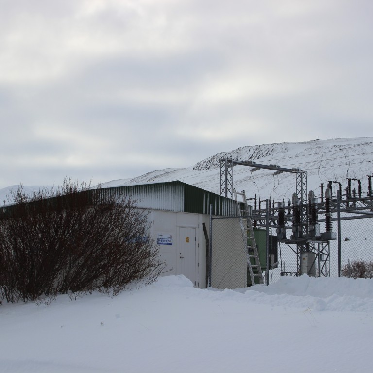 Aðveitustöð Rarik á Sauðárkróki. Mynd: KSE