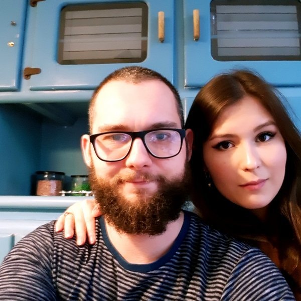 Matgæðingarnir Róbert og Natalia. Aðsend mynd.