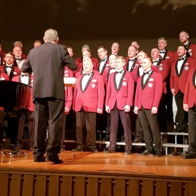 Karlakórinn Heimir í Höfðaborg sl. sunnudag. Myndir:FE