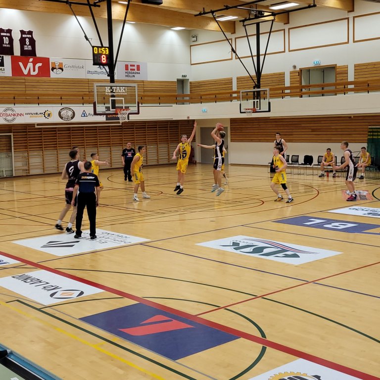 12. flokkur karla sem vann Grindavík í spennandi leik um helgina. Ljósmyndari: Hjalti Vignir Sævaldsson.