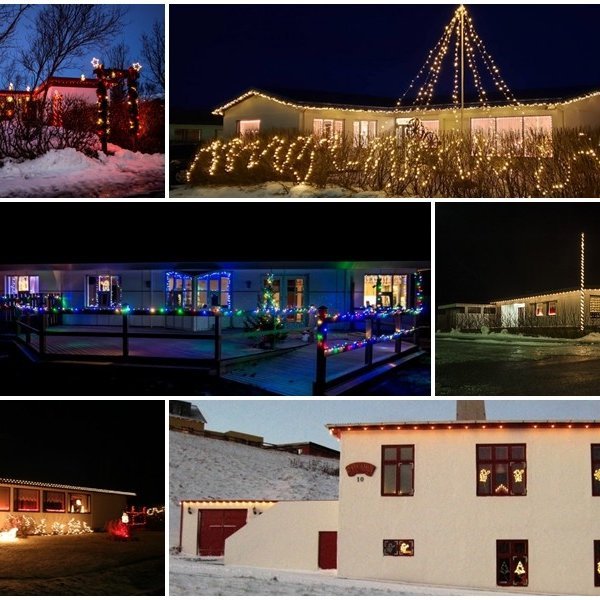 Jólahúsin sem hafa verið valin áður. Mynd tekin af huni.is