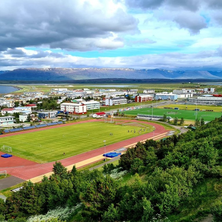 Íþróttasvæðið á Króknum. Mynd: Ómar Bragi Stefánsson.